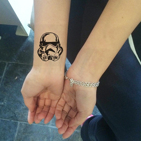 Tatuaje temporal de Star Wars