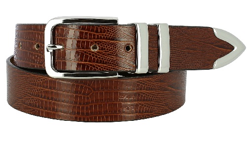Cinturón marrón de diseñador