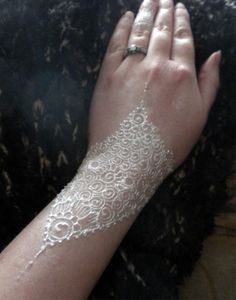diseños de henna blanca 5