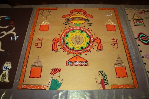 Diseño cultivado de Jain Rangoli