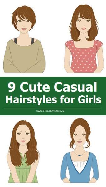 9 lindos peinados casuales para niñas