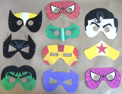 Máscara de superhéroe Craft
