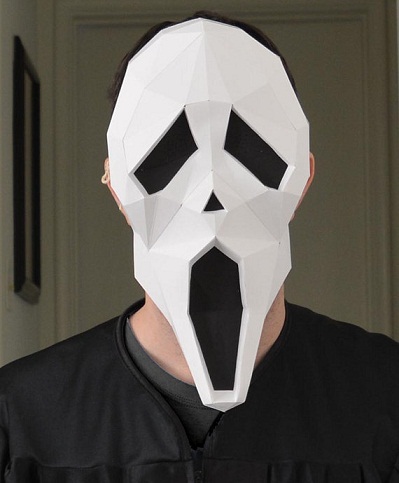 Artesanía de máscara de asesino en serie
