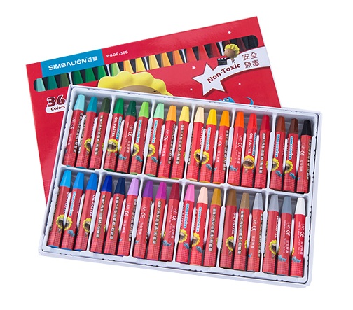 Juego de lápices de colores para estudiantes de la escuela