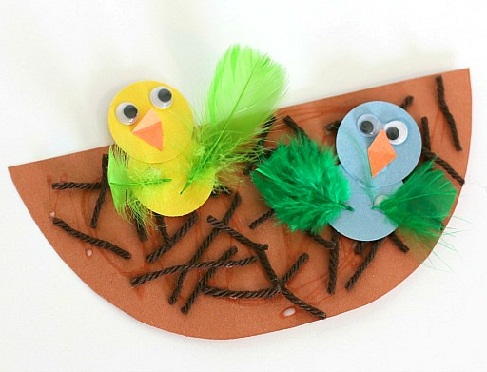 Artigianato giocattolo per uccelli