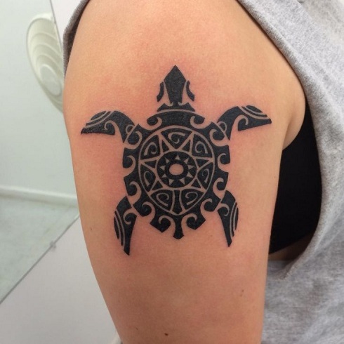 Tatuaggio Tribale Tartaruga
