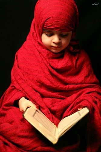 Niños Oración Hijab