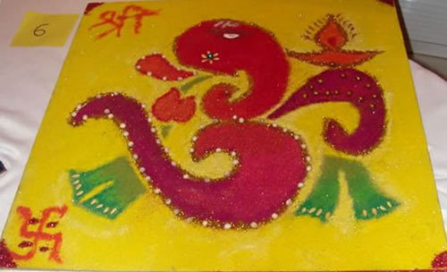 Disegni colorati Rangoli
