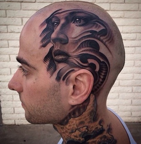 Tatuaggi laterali sulla testa