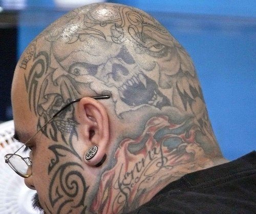 Tatuaggi a testa piena