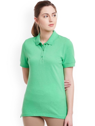 Impresionantes camisetas verdes para mujer