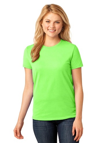 Camisetas verdes seductoras para mujeres
