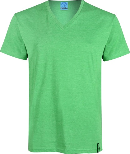 Camiseta verde sorprendente para hombre