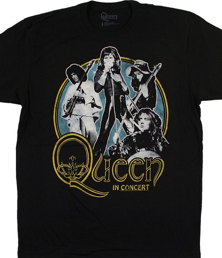 In Concert Queen camisetas