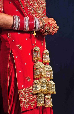 Set di braccialetti da sposa punjabi