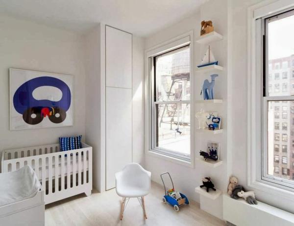 רעיונות לעיצוב עיצוב חדרי תינוקות אווירה לבנה