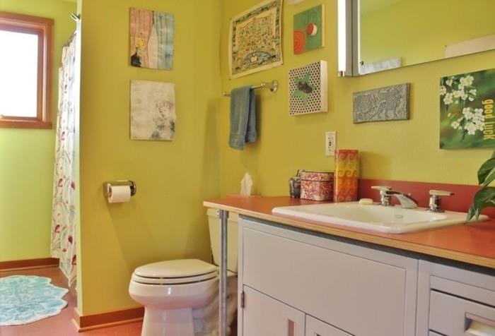 עיצוב מחדש של עיצוב חדר האמבטיה בצבע