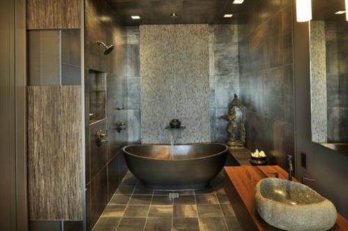 חדרי אמבטיה מעוצבים-באריחים בסגנון אסיאתי-אמבטיה-מקלחת-כיור