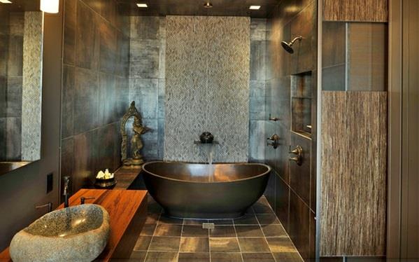 כיור אמבטיה בעיצוב אמבטיה בקיר אסיה