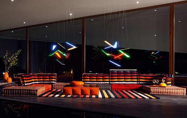 סלון בוהמי ספה מודולרית Roche Bobois עיצוב מדהים