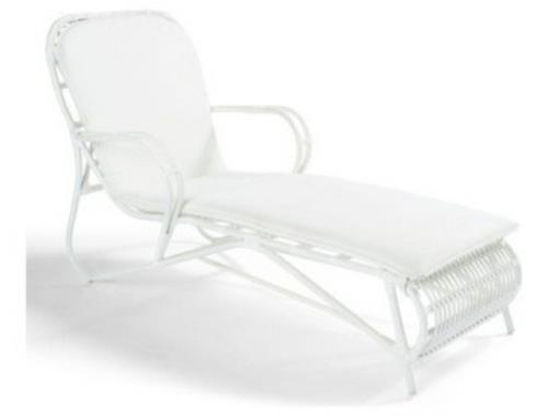 ריהוט גן מגניב למרפסת כיסא לבן כשלג