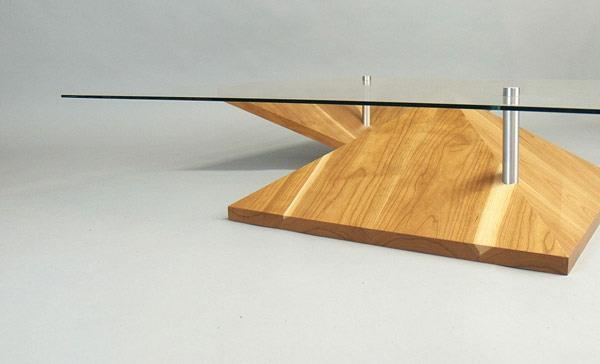 שולחן קפה מעוצב שולחן סלון מעץ
