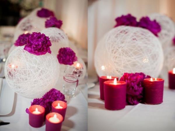 חתונות DIY לקשט נרות זוהרות חמוד