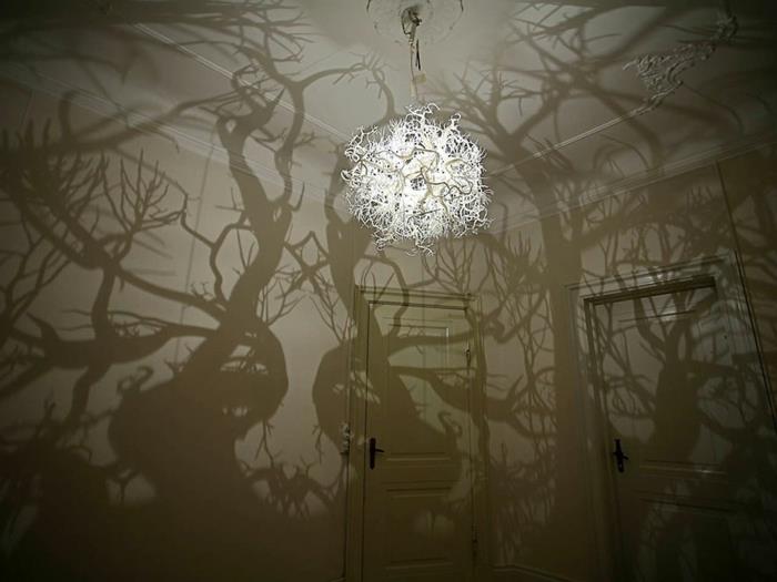 מנורות DIY עשה לעצמך מנורה עשה אהילים עשה לעצמך יער קסם
