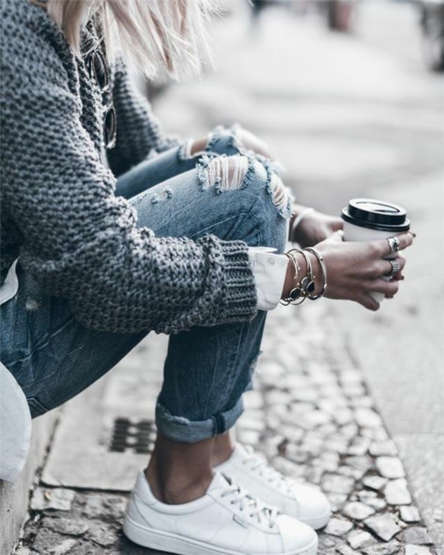 סוודרים לנשים טרנדים אופנתיים עדכניים בסגנון רחוב 2016