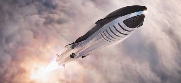 אב טיפוס הרקטות SN4 של SpaceX מתפוצץ במהלך איור ניסוי של הרקטה בחלל