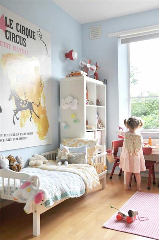רעיונות צבעים ארון ילדים פתוח לעיצוב משתלה