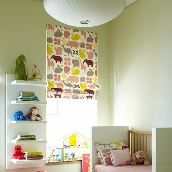 רעיונות צבע לחדרי ילדים וילונות גלילה לחדרי ילדים