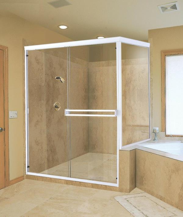 תא מקלחת מוכן לגמרי מקלחות מינימליסטיות