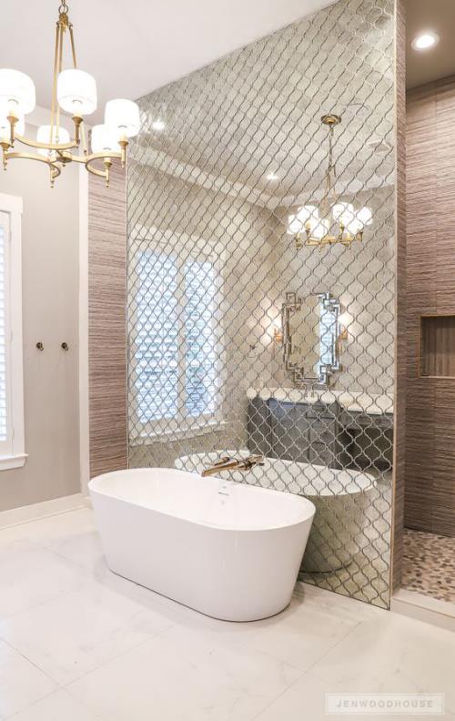 מבטאי אריחים בחדר האמבטיה אריחים רעיוניים ויצירתיים נועזים גורמים לייחודיות פלאים בחדר האמבטיה באופן ייחודי