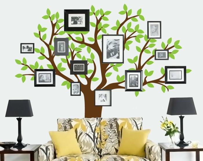 רעיונות לקיר תמונות עץ משפחה