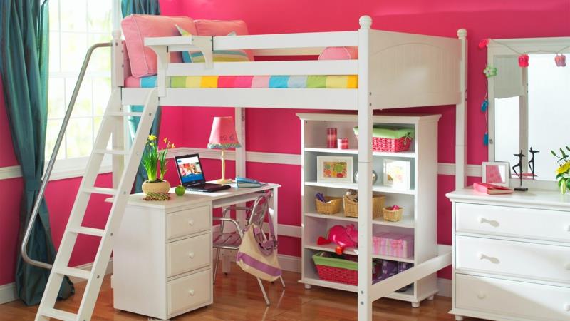 עיצוב חדרי ילדים בנות חדרי בנות בצבע ורוד בהיר
