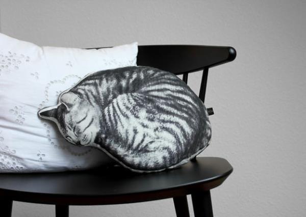 חתול יצירתי-זרוק-כרית-וכרית