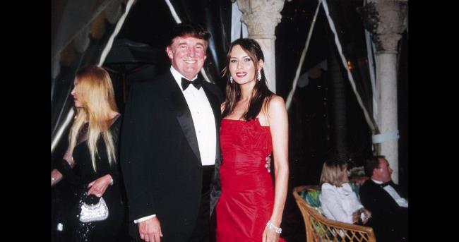 מלניה טראמפ דונלד טראמפ זוג מאוהב 1998