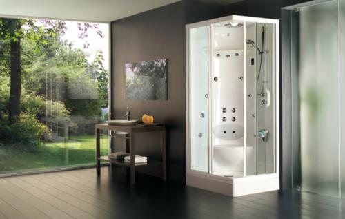תא מקלחת זכוכית מודרני מינימליסטי