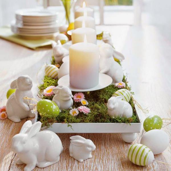 ארנבות פסחא קישוט DIY קישוט שולחן חג הפסחא פסחא 2020