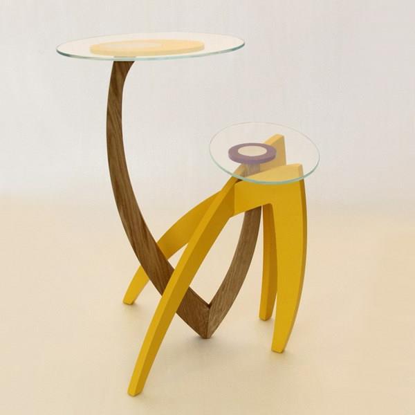 שולחן קפה SPIKE שולחן קפה מזכוכית קפה