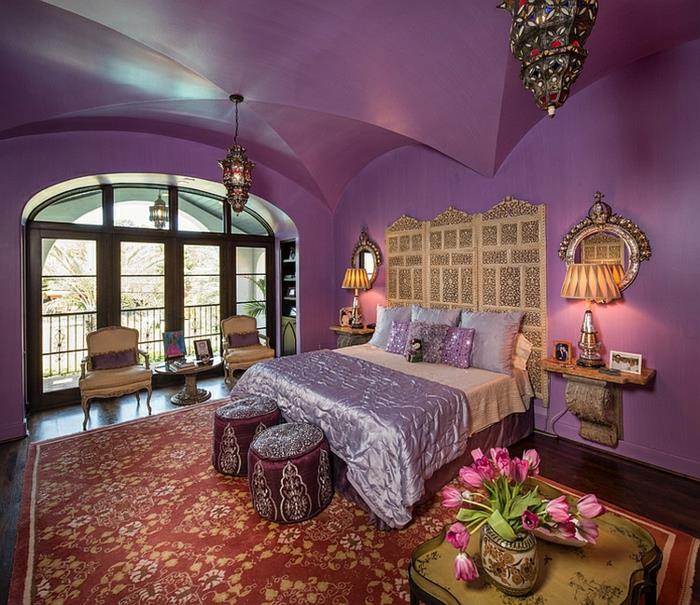 עיצוב חדרי שינה עיצוב כריות מושב מרוקו