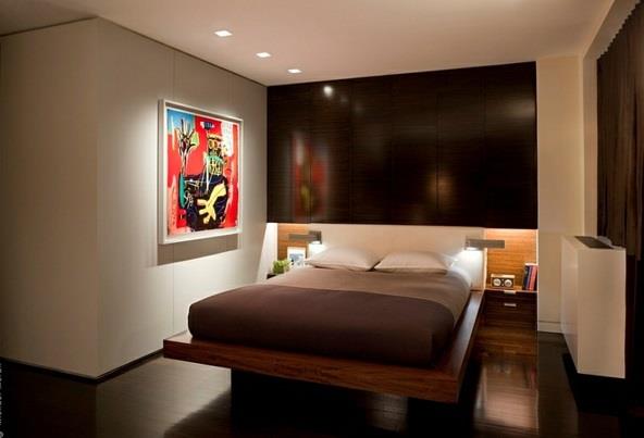 ציורי קיר מעוצבים מינימליסטי בחדר שינה