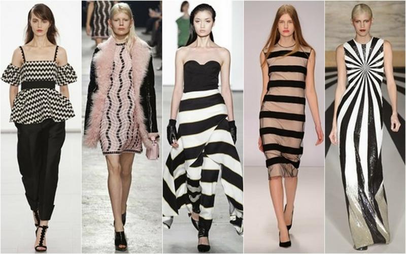 עצות סטיילינג טרנדים אופנתיים 2016 צבעי טרנד ארט אופנה בשחור ולבן