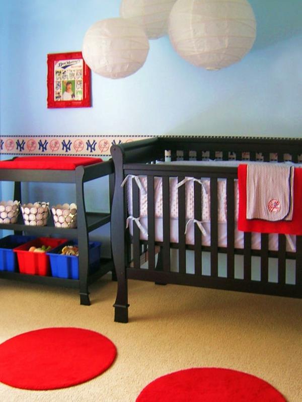 שטיחים ורצים חדר תינוקות אמריקאי אדום מצחיק