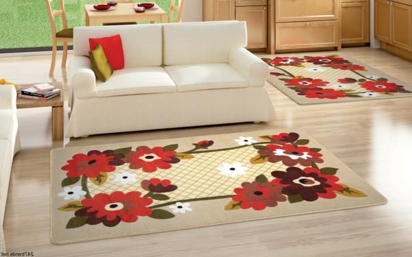 שטיחים ורציפות שטיחים פרחי ריהוט