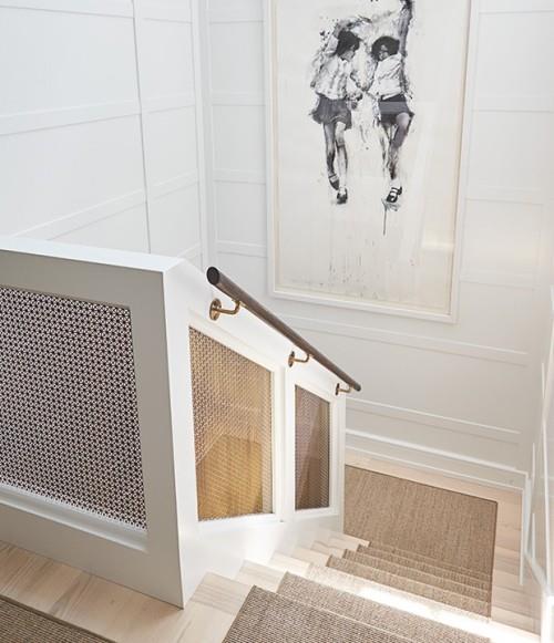 ציורי קיר במדרגות פרטי חדר עיצוב מעניינים