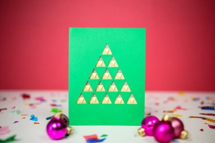 עיצוב משולש כרטיסי חג המולד שלך