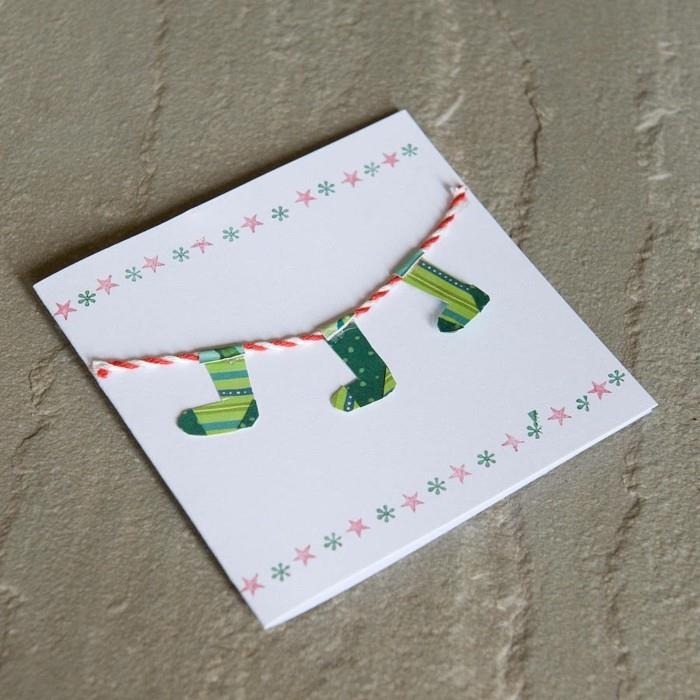 עיצוב כרטיס חג המולד שלך עם חוט