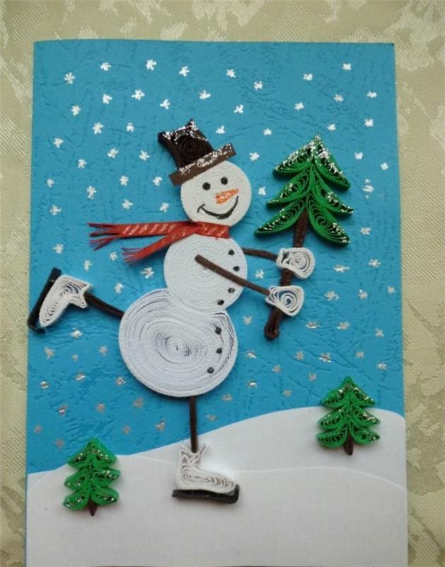 עיצוב איש שלג לכבוד חג המולד שלך עם עץ אשוח